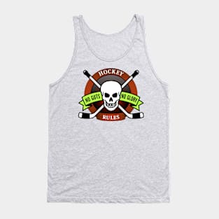 Hockey Rules No Guts No Glory Tank Top